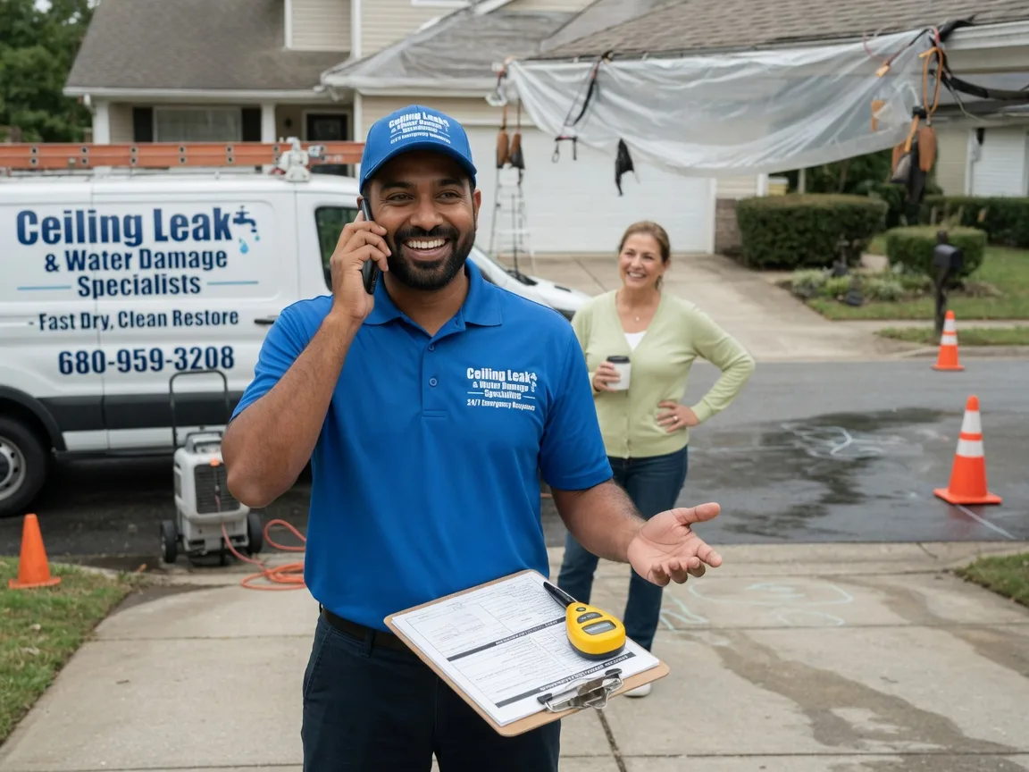 Ceiling Leak Cleanup Athens, TX FAQs